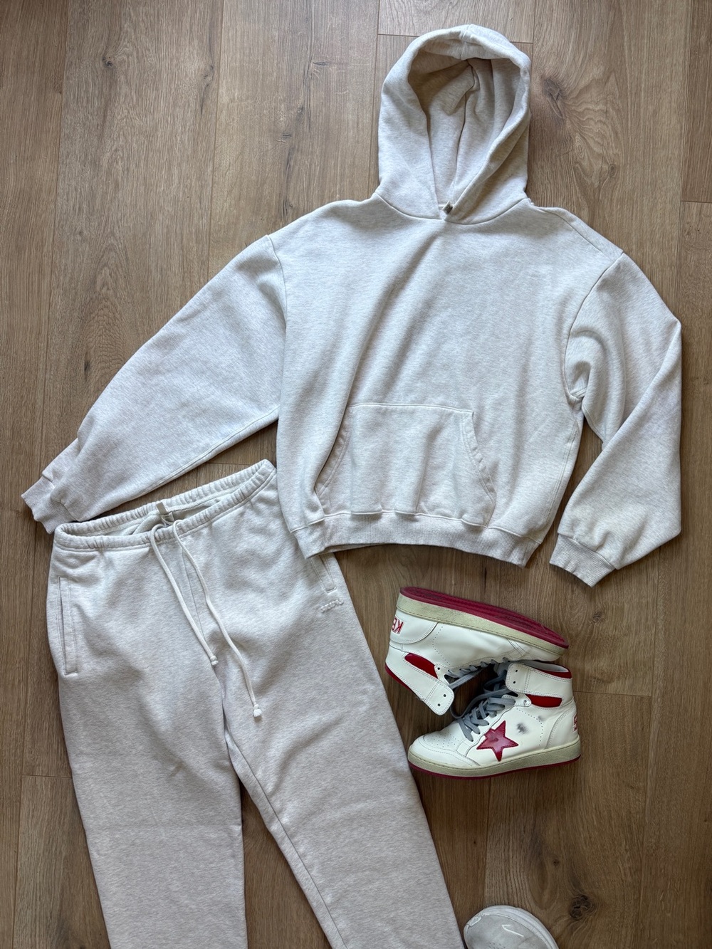 Skims Oatmeal hoodie- medium